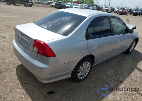 2005 Honda Civic Lx from USA, damaged, VIN 2HGES16535H574900